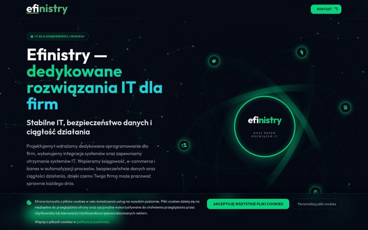 Screenshot van efinistry.pl