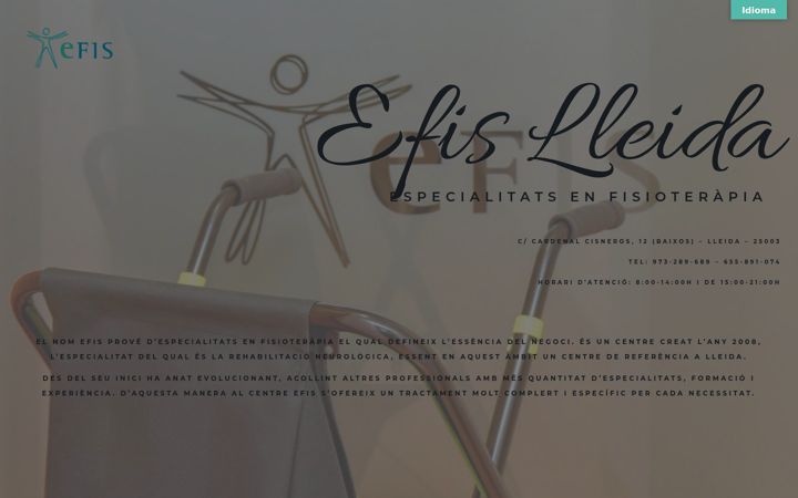 Screenshot of efislleida.com