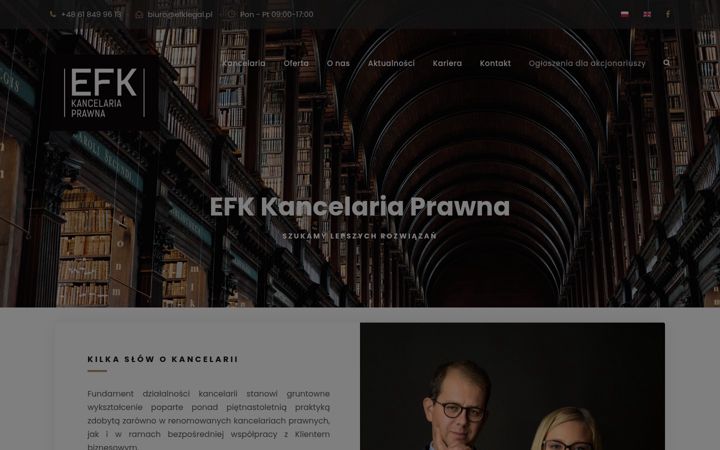 Screenshot van efklegal.pl