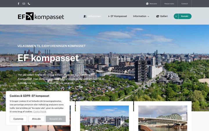 Ekraanipilt saidist efkompasset.dk