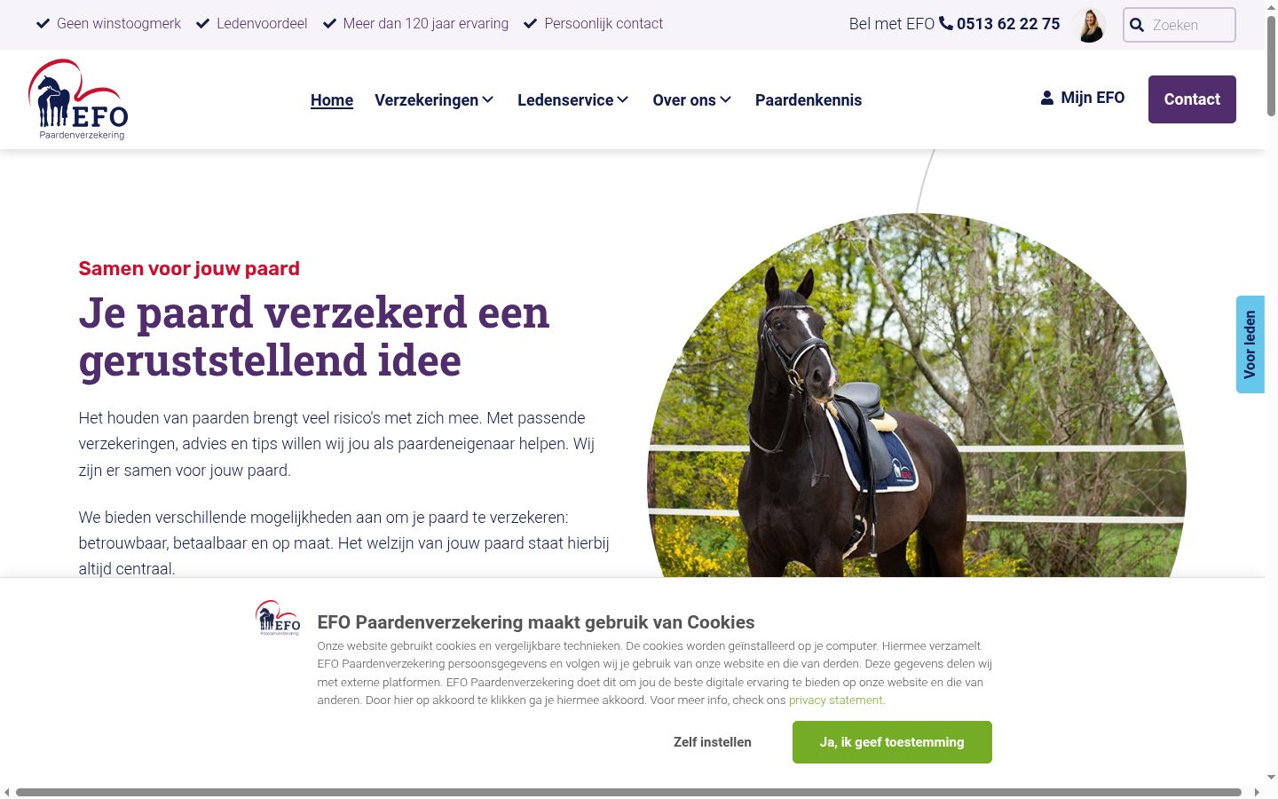 Screenshot tal-banner tal-kunsens muri qabel kwalunkwe interazzjoni