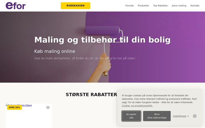 Ekraanipilt saidist efor.dk