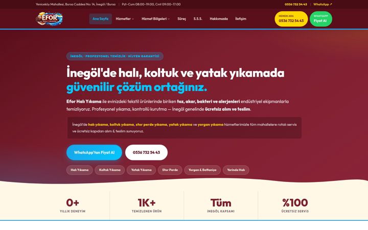 Képernyőkép: eforhaliyikama.com.tr