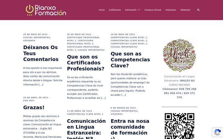 Zrzut ekranu eformacion.info