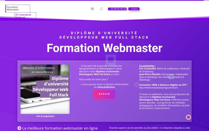 Képernyőkép: eformation-webmaster.net