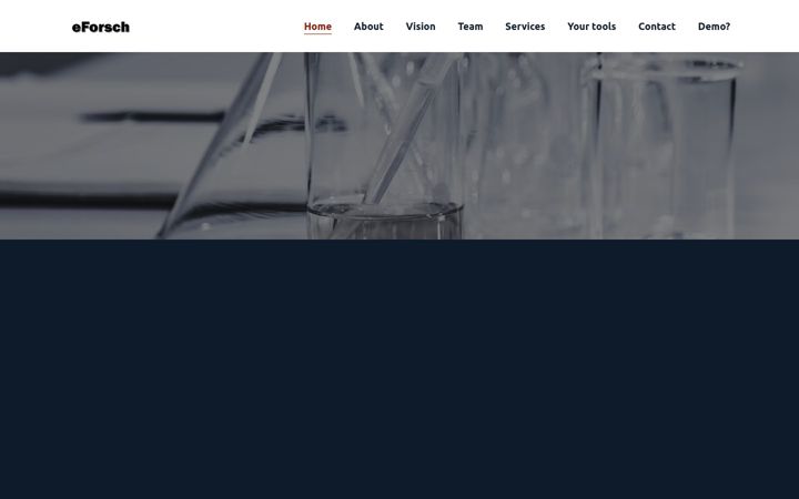 Screenshot of eforsch.com