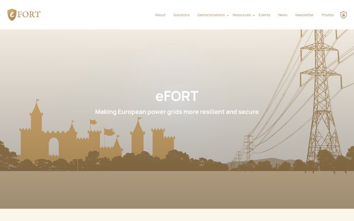 Screenshot of efort-project.eu