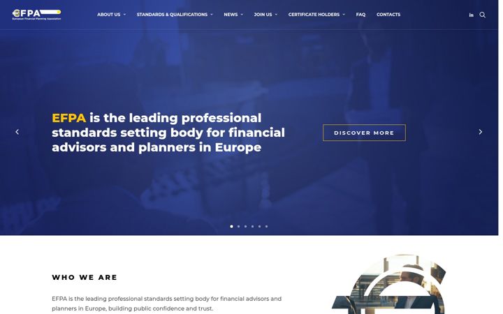 Screenshot of efpa-eu.org