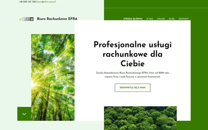 Screenshot van efra.waw.pl