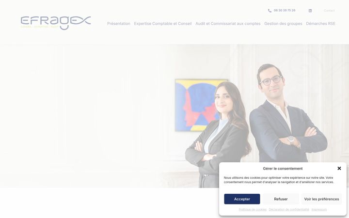 Screenshot of efragex.com