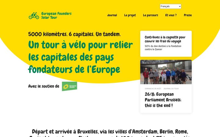 Skjermbilde av efs-tour.eu