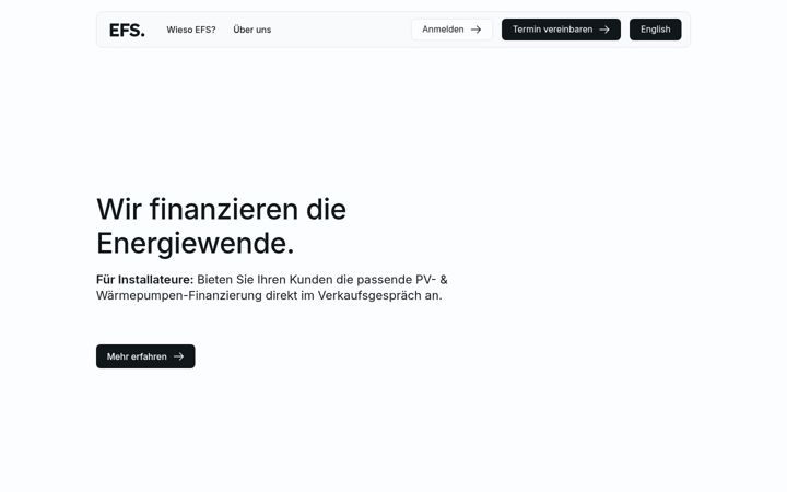 Screenshot of efs.de
