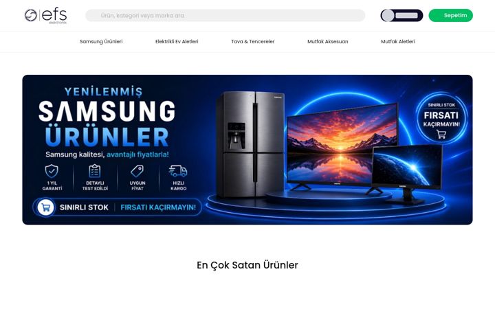 Screenshot of efselektronik.com