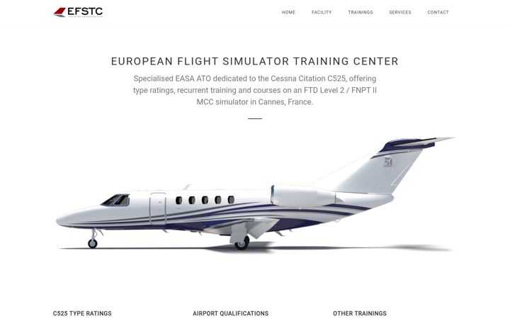 Screenshot of efstc.eu