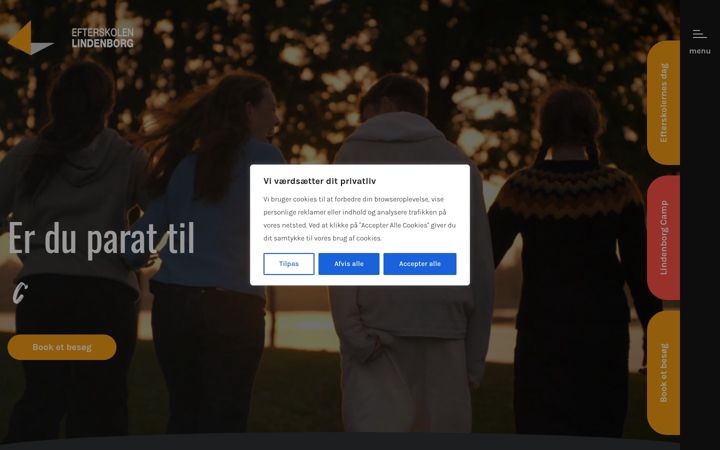 Ekraanipilt saidist efterskolen.dk