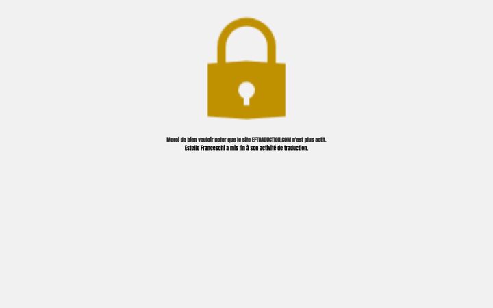 Screenshot of eftraduction.com