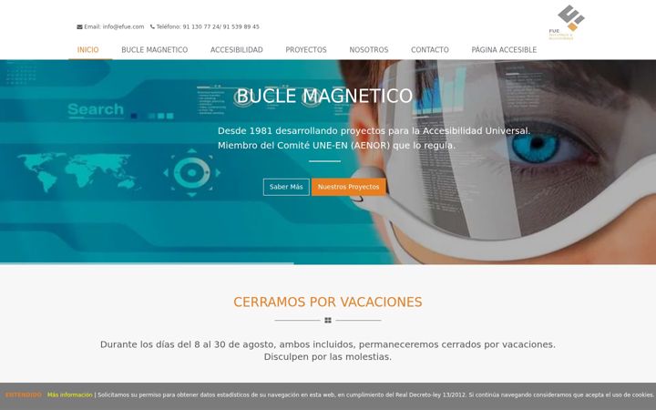 Screenshot of efue.com