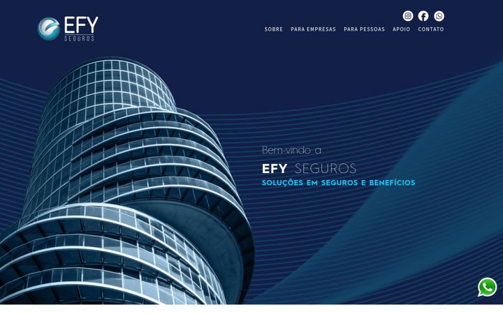 Snímek obrazovky efyseguros.com.br