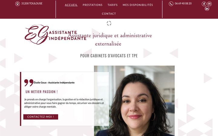 Snímek obrazovky eg-assistanteindependante.fr