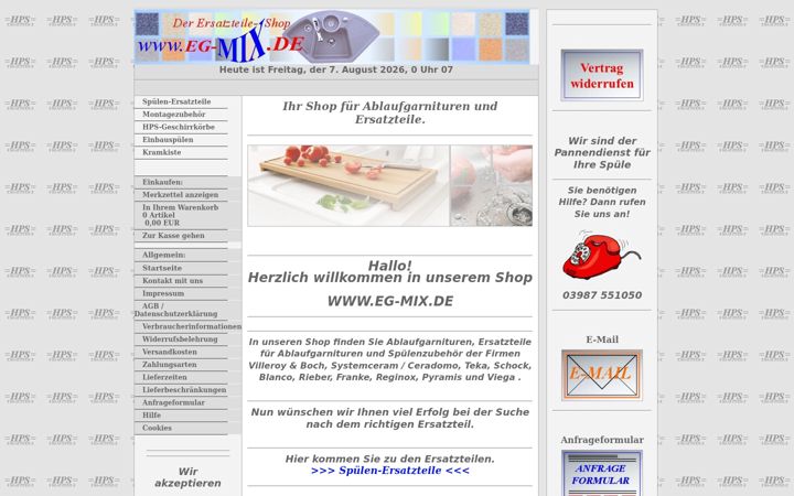 Screenshot of eg-mix.de