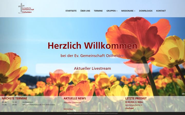 Screenshot of eg-osthelden.de