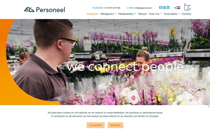 Screenshot ta' eg-personeelsdiensten.nl