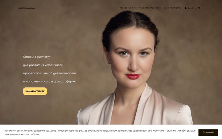 Screenshot stránky eg-psyconsult.ru