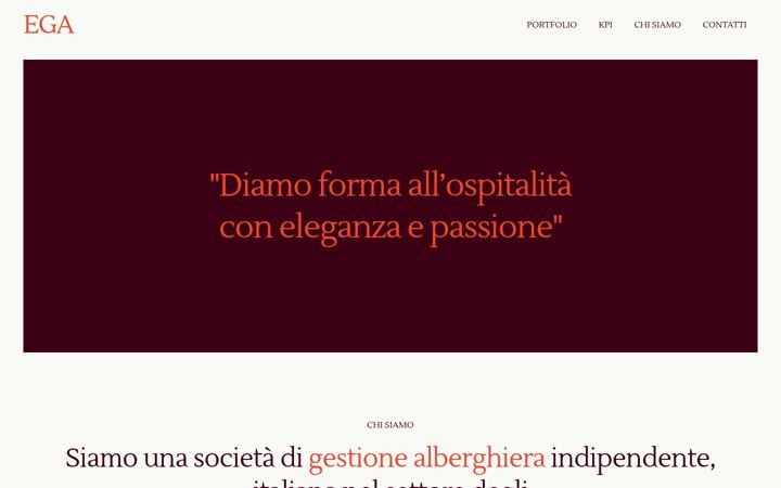 Screenshot του ega-hospitality.com
