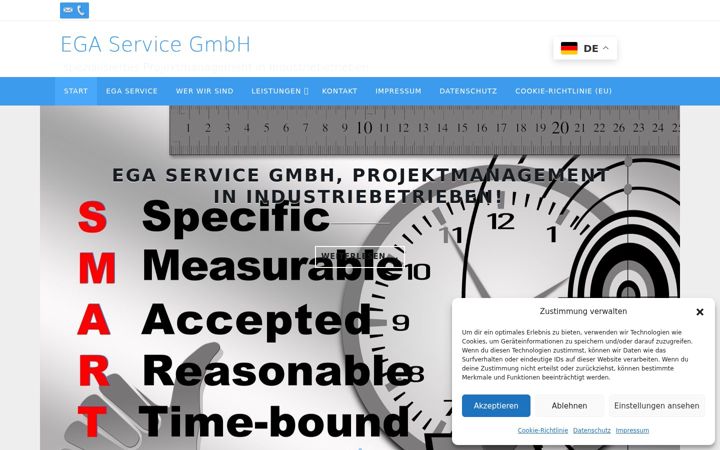 Screenshot of ega-service.com