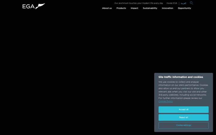 Screenshot of ega.ae