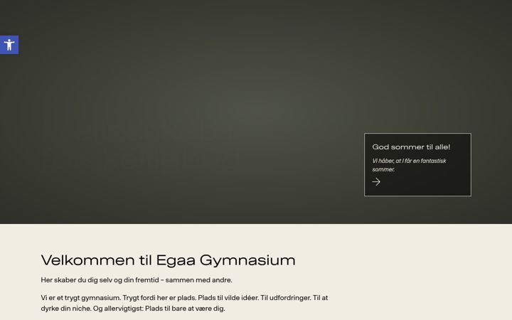Ekraanipilt saidist egaa-gym.dk