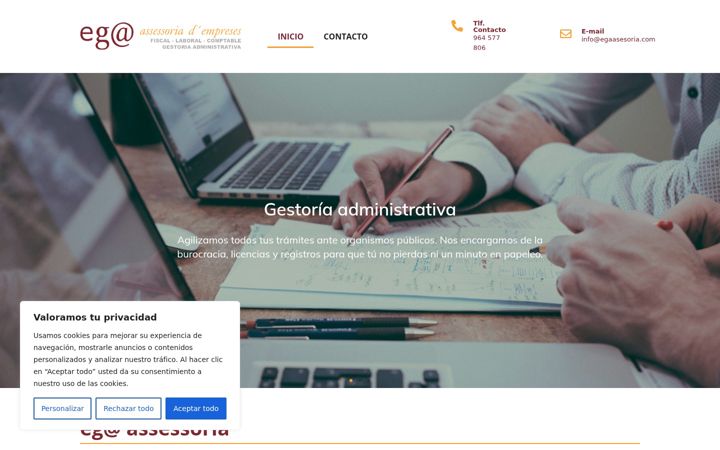 Screenshot of egaasesoria.com