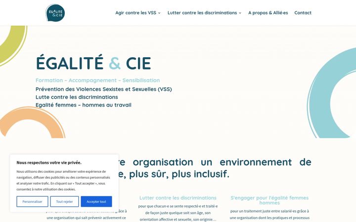 Snímek obrazovky egalite-et-cie.fr