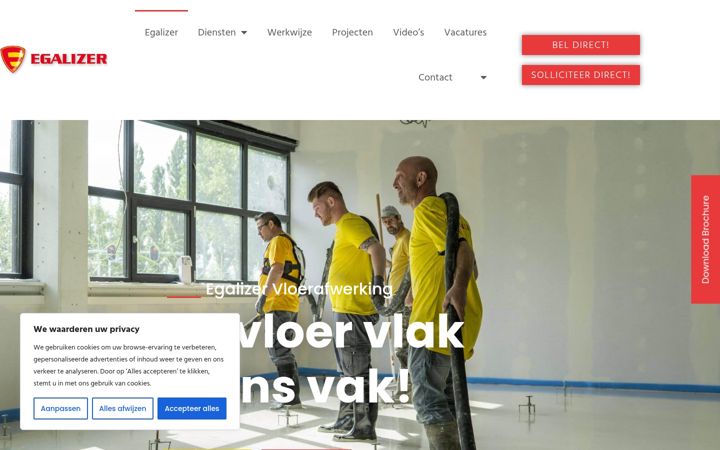 Screenshot ta' egalizer.nl