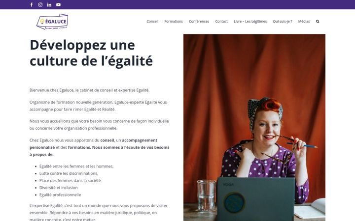 Snímek obrazovky egaluce.fr