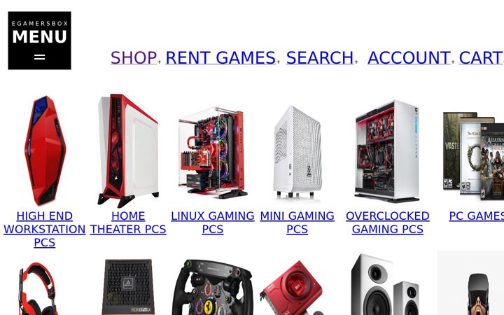 Snimka zaslona za egamersbox.com