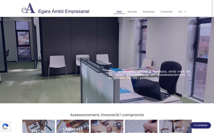 Screenshot of egaraempresarial.com