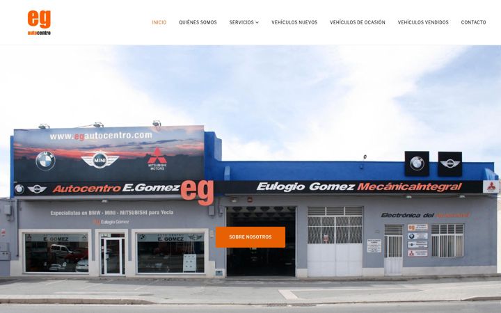 Screenshot of egautocentro.com