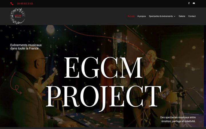 Screenshot of egcm-project.com