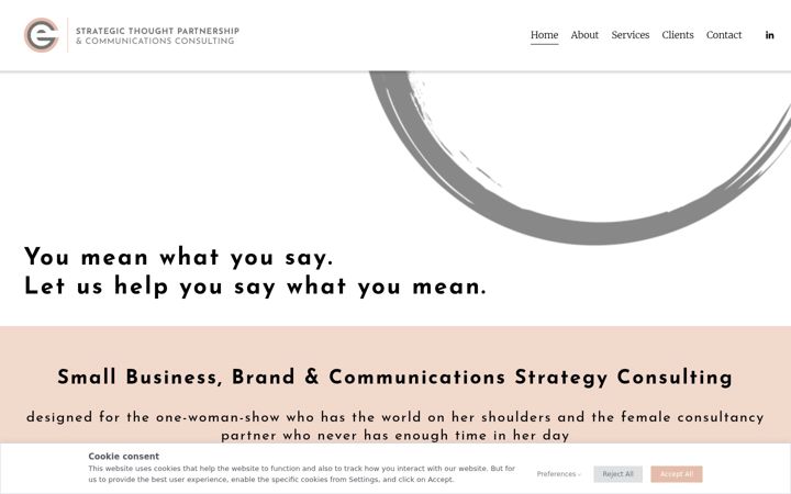 Screenshot of egcomms.com