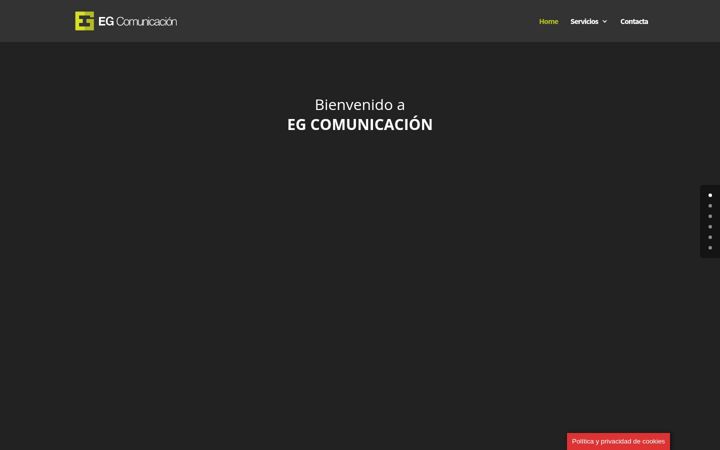 Skjermbilde av egcomunicacion.es