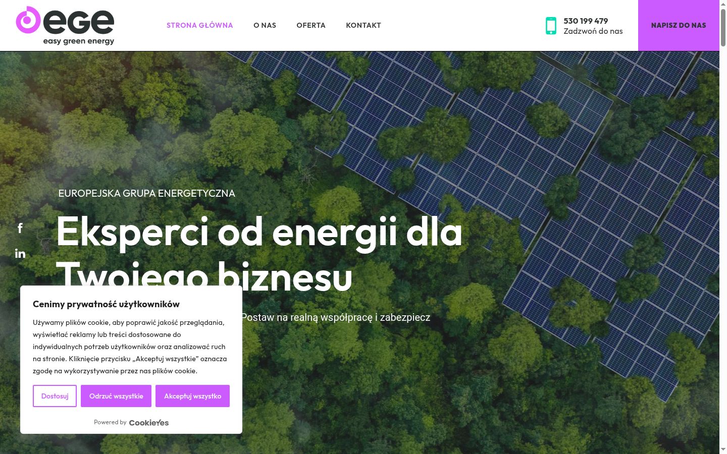 Snímek obrazovky baneru souhlasu zobrazeného před jakoukoli interakcí