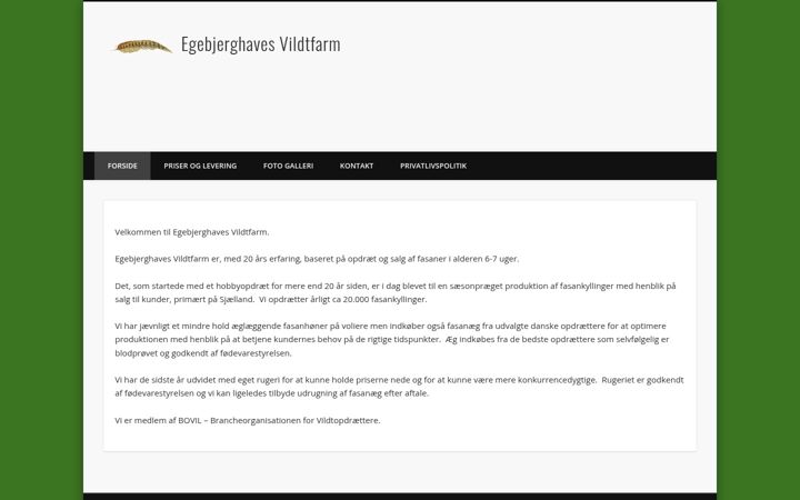 Ekraanipilt saidist egebjerghave.dk