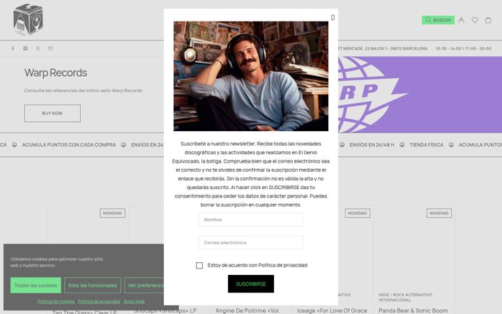 Screenshot of egebotiga.com