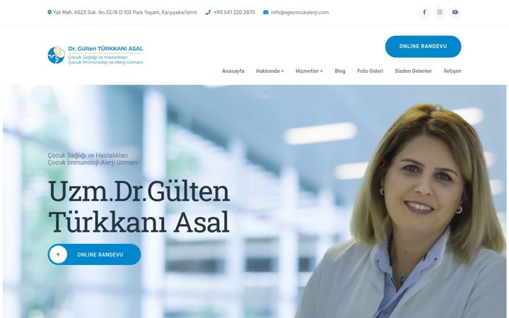 Screenshot of egecocukalerji.com