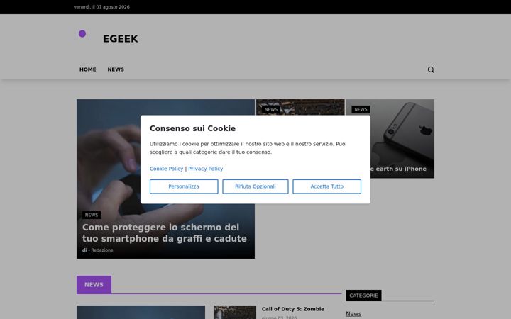 Képernyőkép: egeek.it