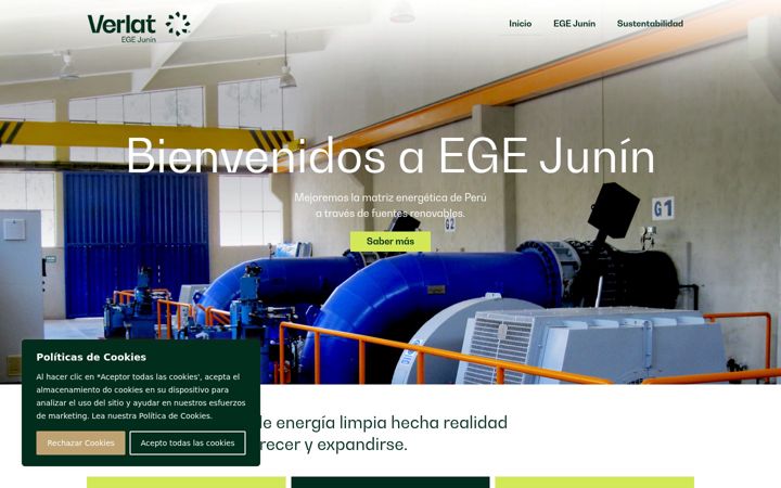 Screenshot of egejunin.com