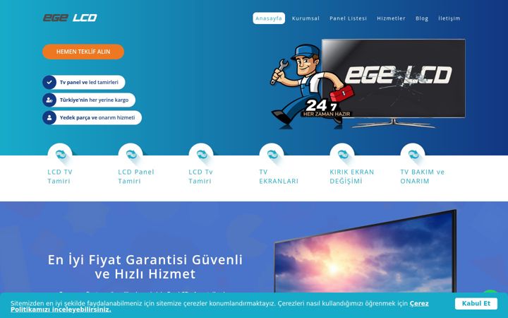 Screenshot of egelcd.com