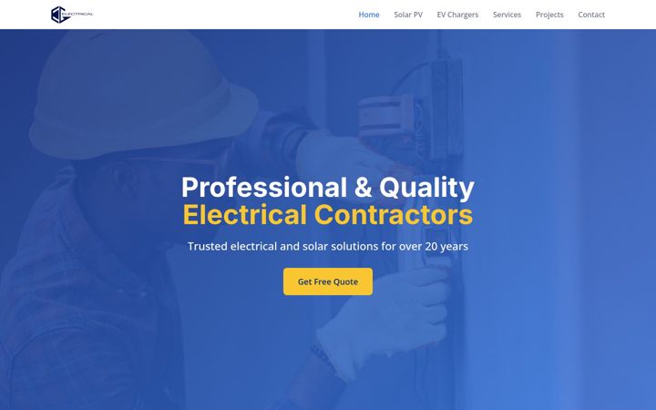 Screenshot of egelectrical.ie