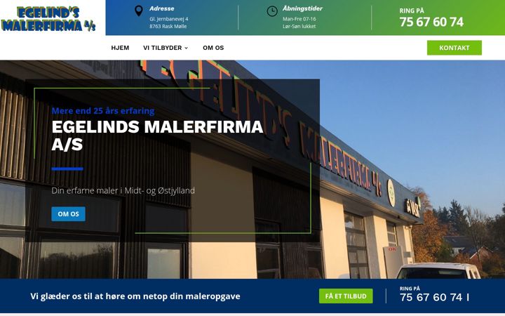 Ekrānuzņēmums no egelinds-malerfirma.dk